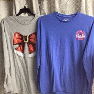 Gildan Gray Ultra Cotton Shirt/Love&Pineapple blue heathered T.